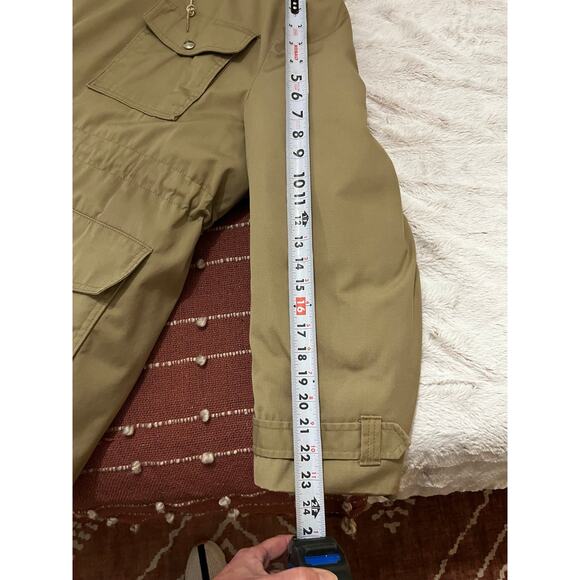 Men's Vintage Woolrich Tan Goose Down Parka Size 46 - Picture 10 of 12